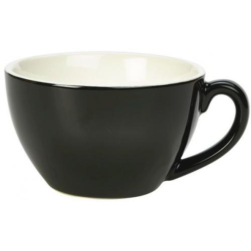 Beverage Cup - Bowl Shaped - Porcelain - Black - 34cl (12oz)