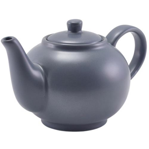 Teapot - Porcelain - Matt Grey - 45cl (15.75oz)