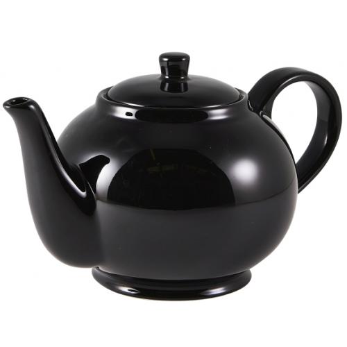 Teapot - Porcelain - Black - 85cl (30oz)