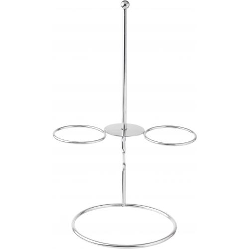 Serving Tower - With 2 Ramekin Wells - Stainless Steel - 17.5cm (6.9&quot;)