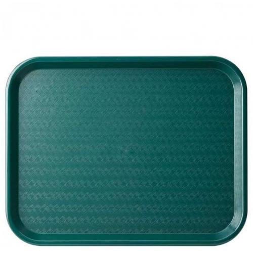 Serving Tray - Oblong - &#39;Caf&#233;&#174; - Green - 36cm (14&quot;)