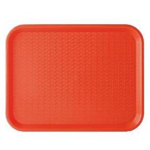 Serving Tray - Oblong - &#39;Caf&#233;&#174; - Red - 36cm (14&quot;)
