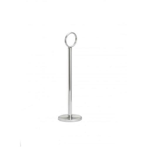 Table Number Stand - Flat Bottom - Chrome Plate - 30cm (11.8&quot;)