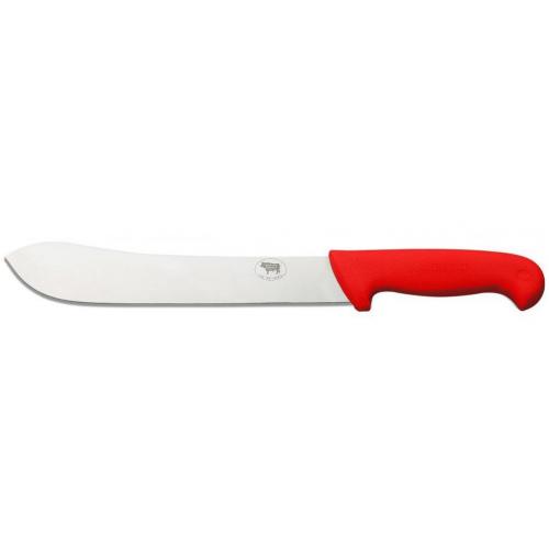 Butchers Steak Knife - Red Handle - 25.4cm (10&#39;&#39;)