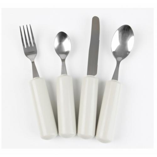 Wide Handled Cutlery Set - Homecraft - Queens - Ivory - 10cm (4&quot;) Handle