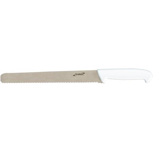 Slicing Knife - Serrated - White - 30.5cm (12&quot;)