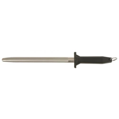 Knife Sharpening Steel - Oval Diamond - Black - 25.5cm (10&quot;)