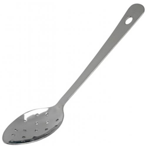 Serving Spoon - Perforated - Stainless Steel - 30cm (12&quot;)