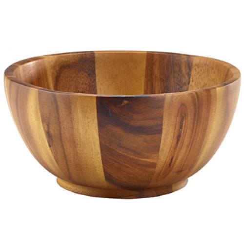 Round Bowl - Acacia Wood - 20cm (8&quot;)