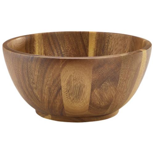 Round Bowl - Acacia Wood - 25cm (9.75&quot;)