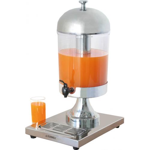 Bevarage Dispenser + Tap - Sunnex - Polycarbonate & Stainless Steel - Single - 8L (14pt)