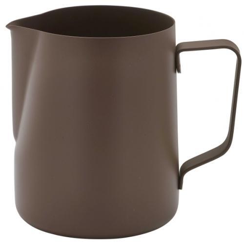 Milk Jug - Non-Stick - Stainless Steel - Brown - 34cl (12oz)