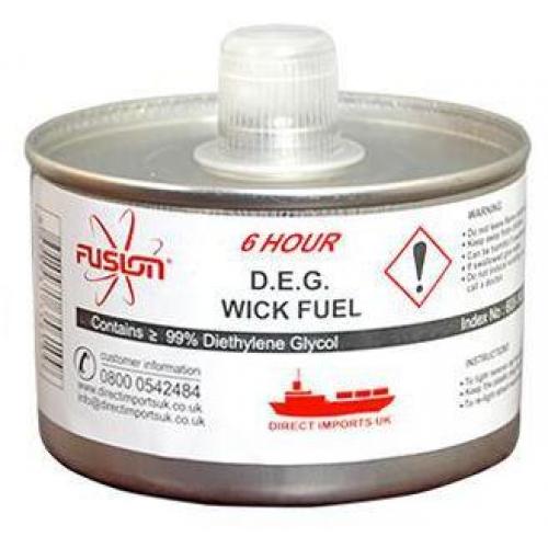 Chafing Fuel - DiEthylene Glycol - Fusion - 6 Hour