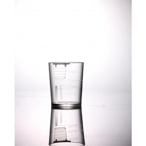 Hanging Shot Glass - With Handle - Polycarbonate - Elite - 7cl (2.5oz) LCE @ 25,35,50ml
