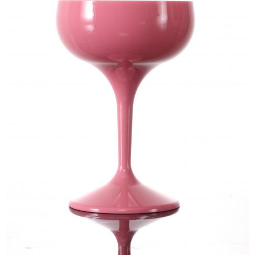 Champagne Coupe Glass - Polycarbonate - Elite - Pink - 26cl (9oz)