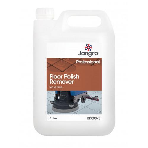 Rinse Free Floor Polish Remover - Jangro - 5L