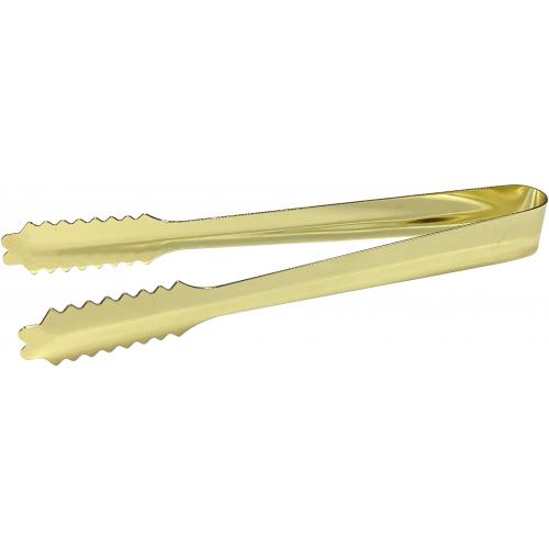 Ice Tongs - Claw End - Gold Plated - 18cm (7&quot;)