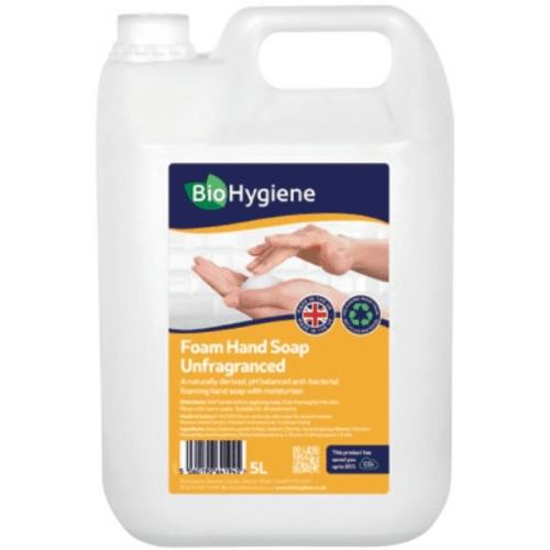 Foam Soap - Unfragranced - BioHygiene - 5L