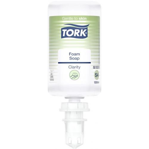 Clarity Foam Soap - Unperfumed - S4 Cartridge - Tork&#174; - 1L