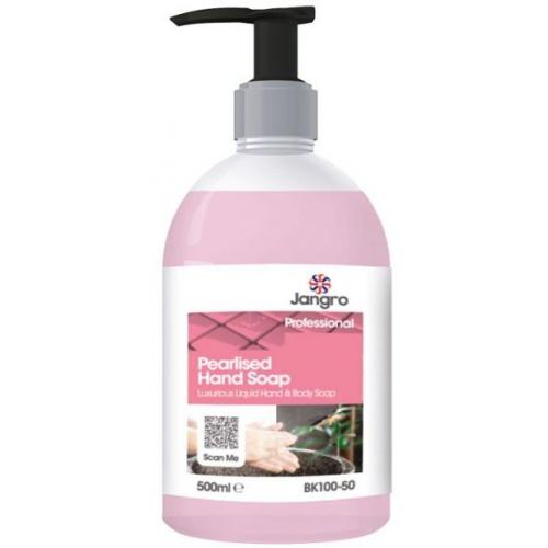 Pearlised Hand & Body Soap - Jangro - 500ml Pump