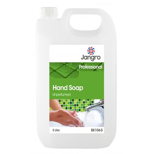 Hand Soap - Unperfumed - Jangro - 5L