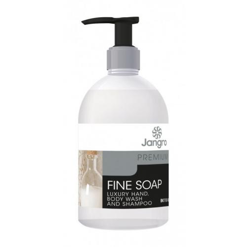 Luxury Hand, Bodywash & Shampoo - Jangro - Fine Soap - 500ml Pump