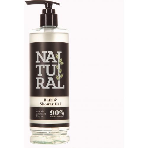 Bath & Shower Gel - 90% Natural - 400ml Pump