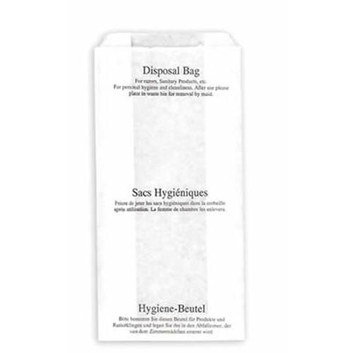 Sanitary Disposal Bags - White Paper