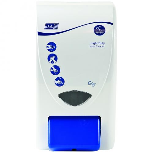 Cleanse Light Duty Cartridge Dispenser - DEB - White-Blue - 2L