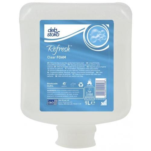 Gentle Foam Hand Wash Cartridge - DEB - Refresh&#8482; Clear FOAM - 1L