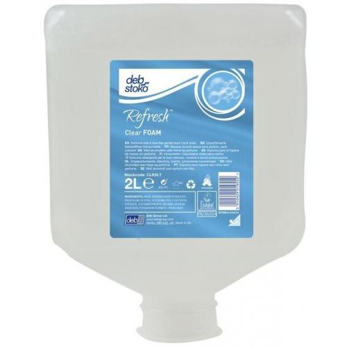 Gentle Foam Hand Wash Cartridge - DEB - Refresh&#8482; Clear FOAM - 2L