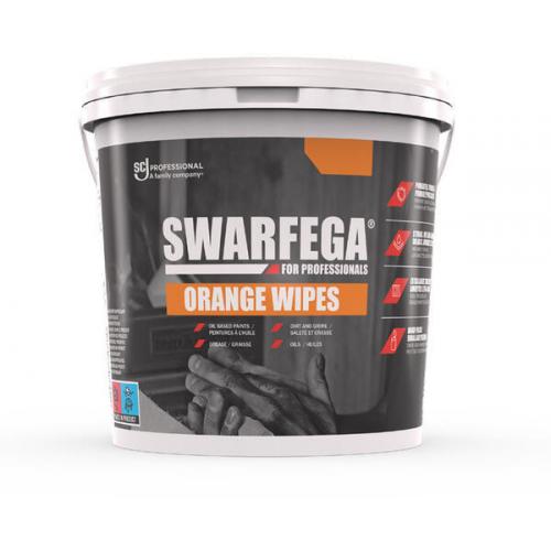 Hand Cleaning Wipes - Bucket - Swarfega&#174; Orange - 150 Wipes