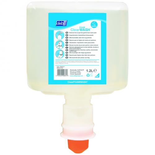 Gentle Foam Hand Wash - TouchFREE Cartridge - DEB- Refresh&#8482; Clear FOAM - 1.2L