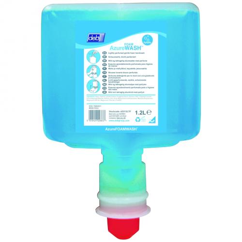 Gentle Foam Hand Wash - TouchFREE Cartridge - DEB - Refresh&#8482; Azure FOAM - 1.2L