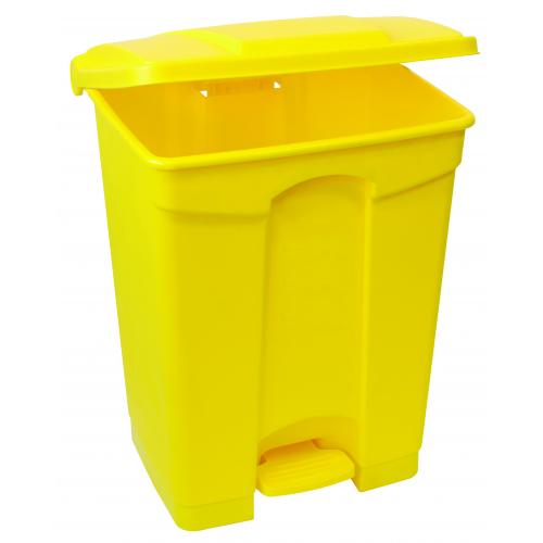 Pedal Bin - Polypropylene - Yellow - 87L