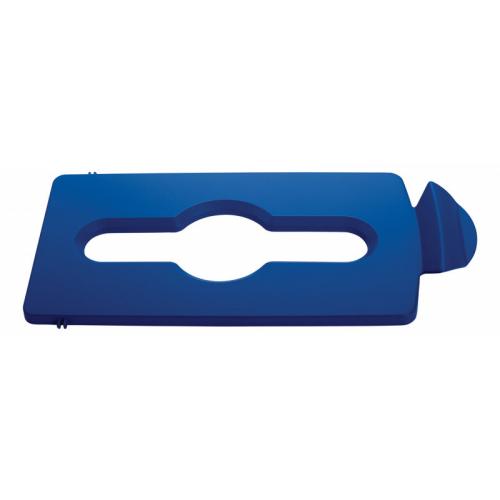 Recycling Station - Lid - Mixed Recycling - Slim Jim&#174; - Blue
