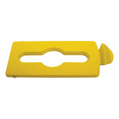 Recycling Station - Lid - Mixed Recycling - Slim Jim&#174; - Yellow