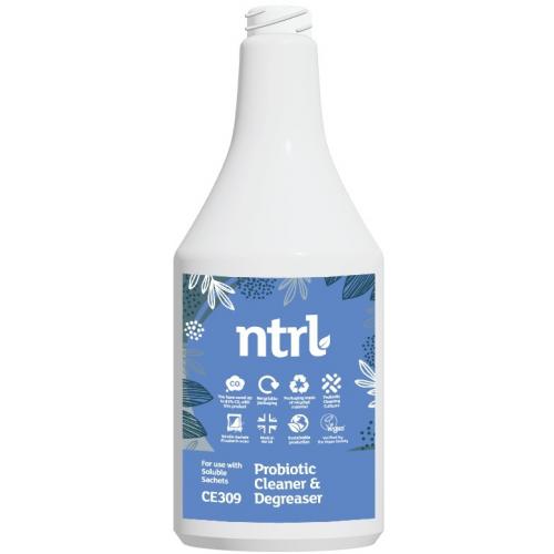 Empty Trigger Bottle - For Probiotic Cleaner & Degreaser Sachets - Jangro - ntrl - 750ml