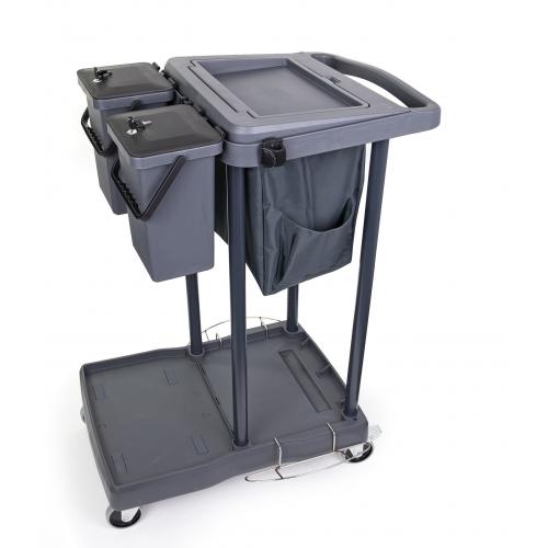 Multipurpose Cleaning Trolley - Exel&#174; - Grey