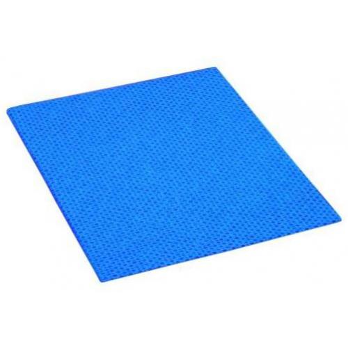 Folded Cleaning Cloths - Biowipe Premium Antibacterial Heavy Duty - Jangro - Blue - 25 Cloths - 50x36cm
