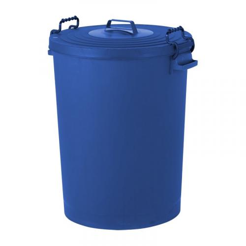 Dustbin & Cip-on Lid - Blue - 110L (29 gal)