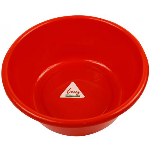 Round Washing Up Bowl - Lucy - Red - 9L