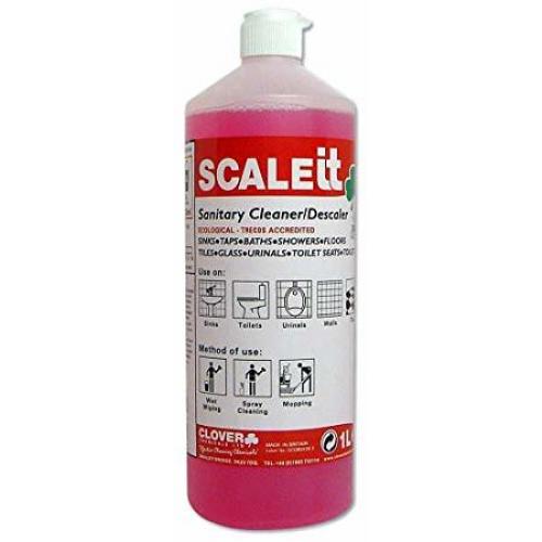 Toilet & Washroom Cleaner & Descaler - Clover - &#39;ScaleIT&#39; - 1L