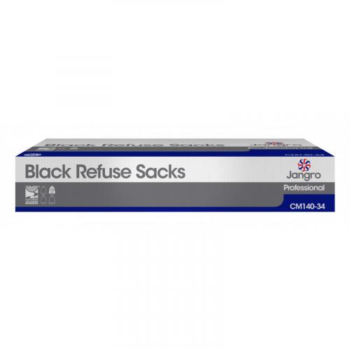Refuse Sacks - Medium Duty - Black - 86cm (34&quot;)