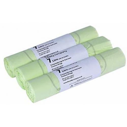 Bin Liners - Compostable - Green - 7L