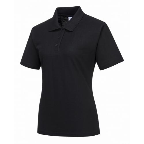 Polo Shirt - Ladies - Naples - Black - 2X Large