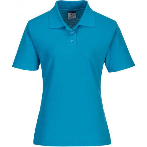 Polo Shirt - Ladies - Naples - Aqua Blue - 2X Large