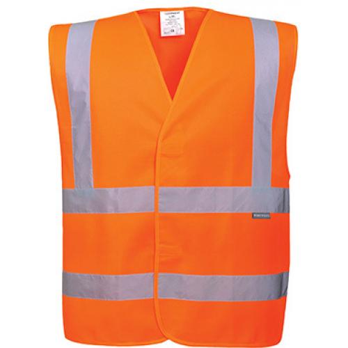 Hi-Vis Waistcoat - Orange - 2XL/3X Large