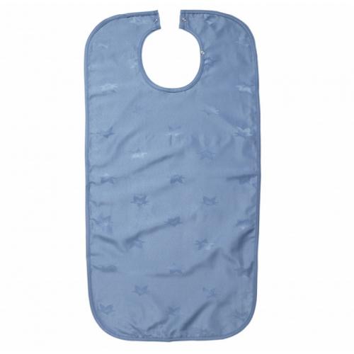 Dignified - Clothing Protector Apron - with Snap Closure - Blue