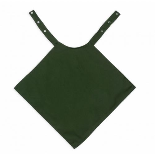 Clothing Protector - Napkin Style - with Snap Closure - Green